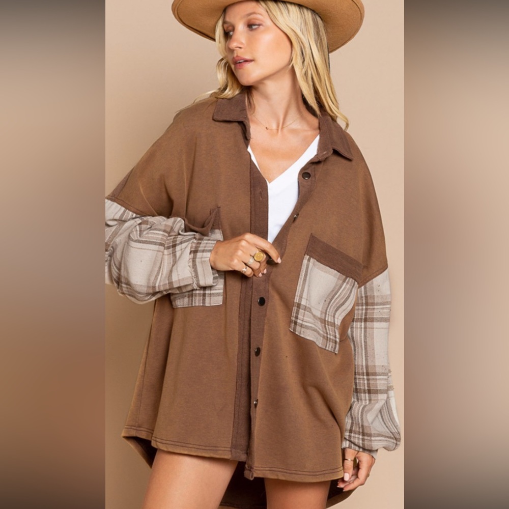 NWT POL Shacket